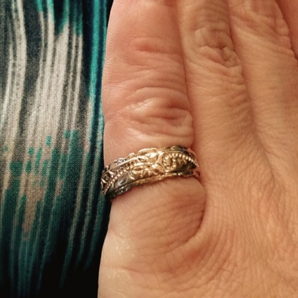 Size 6 - 14k Stamped Gold Plated Ring
